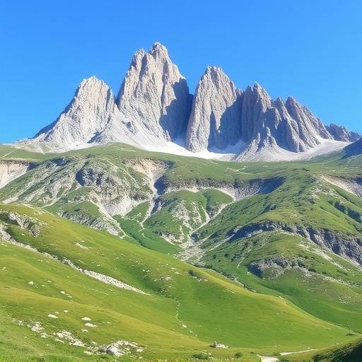 Il Gran Sasso d'Italia, in Abruzzo