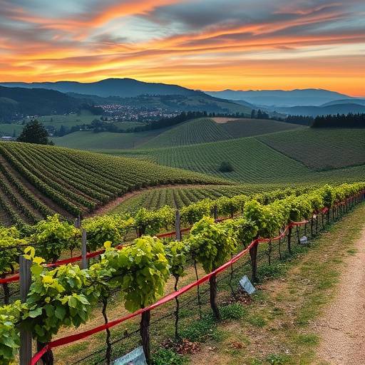 Vigneti nelle Langhe, in Piemonte